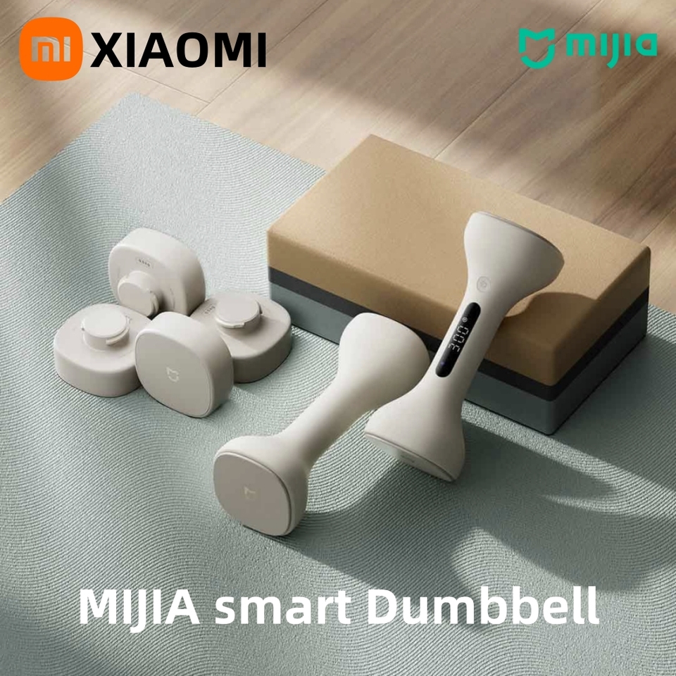 Xiaomi Mijia Smart Dumbbell Set 1KG/2KG Smart Sports Fitness Training Exercise Equipment Home Gym Suitable for Mijia APP