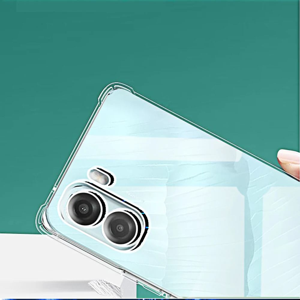 Clear Soft TPU Protective Camera Shell - Transparent Phone Case