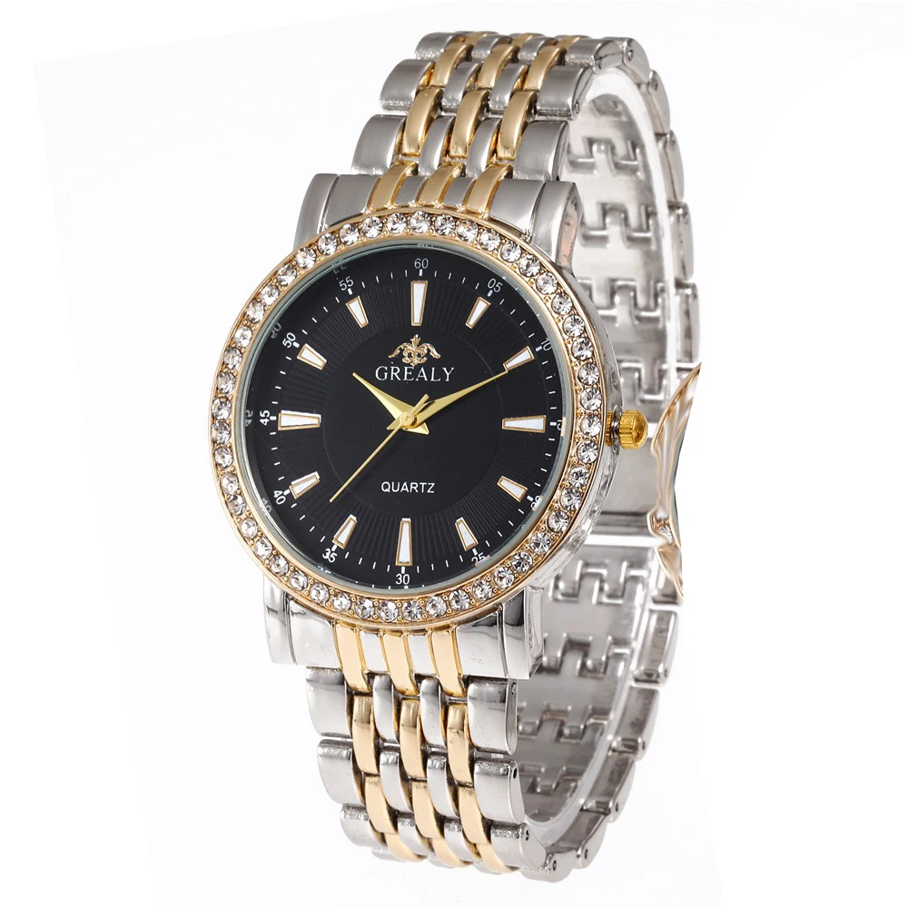Casual Watches Women Luxury Fashion Lovers Watch Rhinestone Stainless steel Quartz Watch -S8b3251902a044abcb2b183dff333f693d