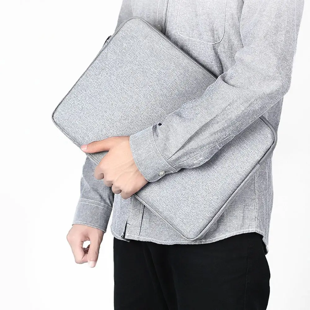 Bolsa para Laptop à Prova de Choque para Homens e Mulheres Capa Bolsa Manga Notebook Computador Xiaomi hp Dell Lenovo 11 13 14 15 - Imagem 2