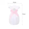 Flower Vase Nordic Plastic Vase Shatterproof Flower Vase with Ruffled Mouth Dried Flowers Holder with Bow for Home Decor 6