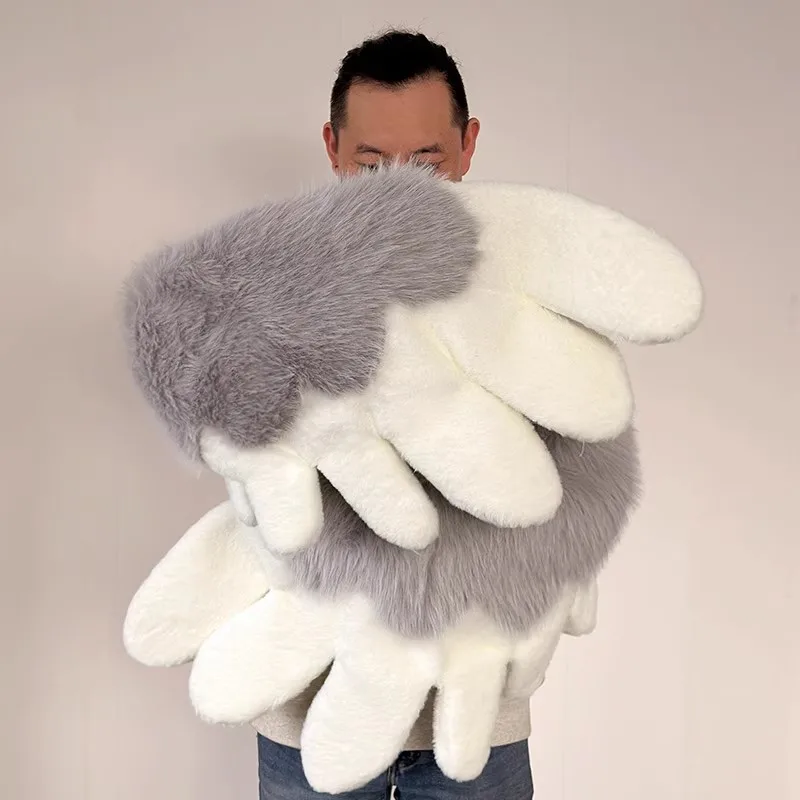 Bird Wings Furry Plush Animal Claws Wearable Cosplay Props Kig Fursuit Kigurumi Animal Costume Beast Fursuit Comiket