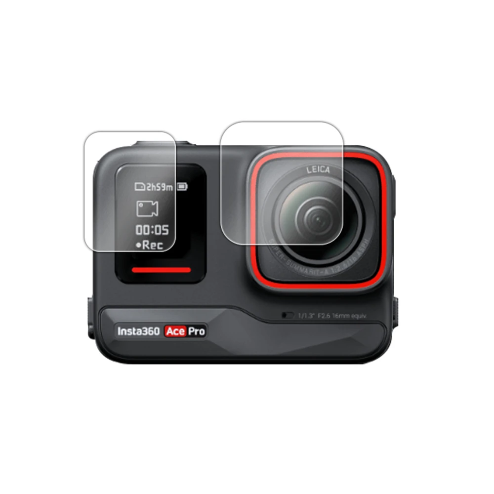 

Защитная пленка для экрана из закаленного стекла для Insta360 Ace Pro, Защитная пленка для объектива, аксессуары для Insta360 Ace