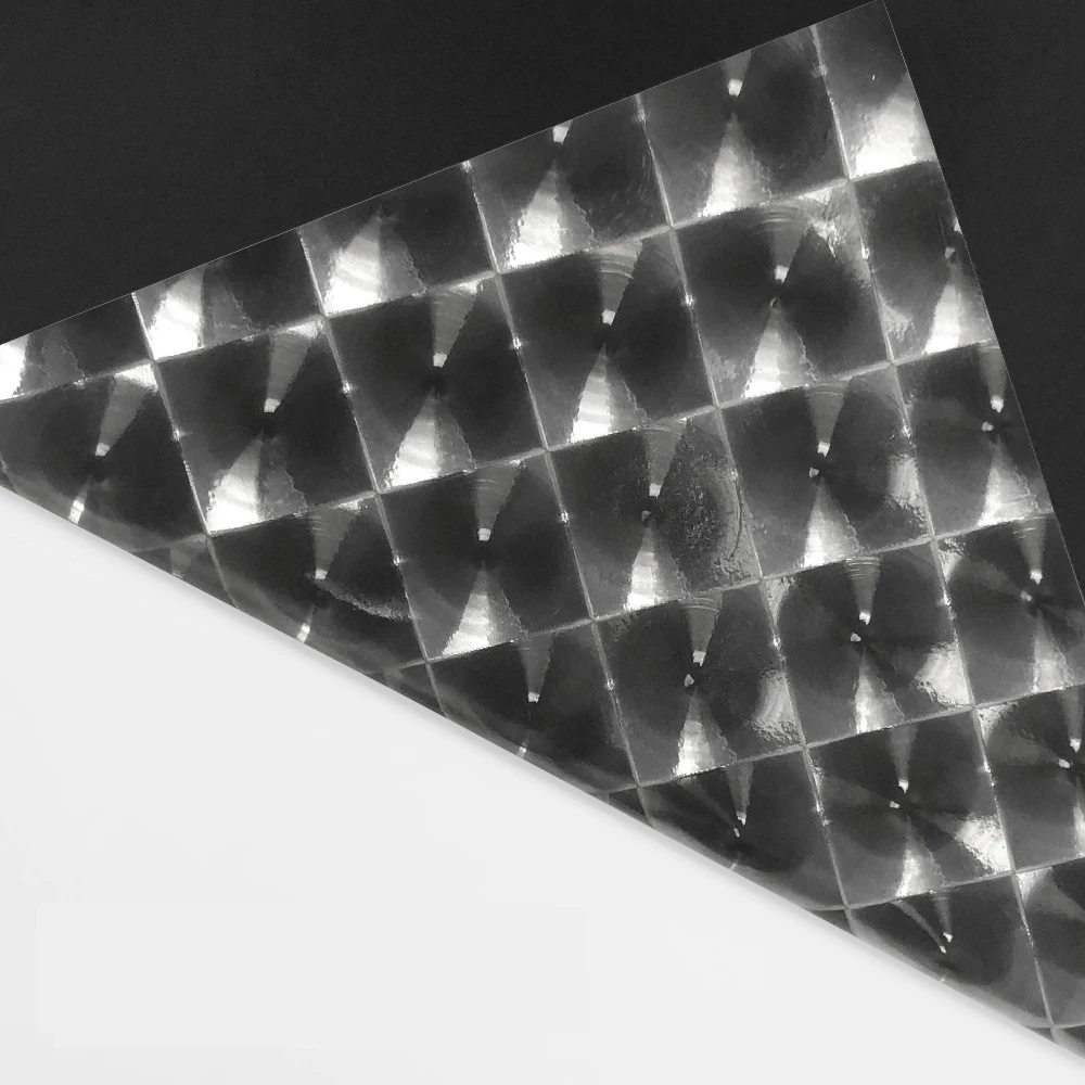 10 Sheets Glossy Transparent Holographic Self-Adhesive Laminating Film - A4 Size
