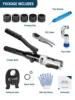 Hydraulic Pex Pipe Crimping Tools HP-1332 Pressing Plumbing Tools for Aluminum Plastic Pipe, Stainless Steel and Copper Pipe 5