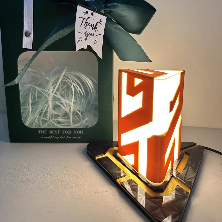 발로란트 게임 주변 챔버 야간 램프, 3D 인쇄 애니메이션 피규어 모델 장난감 모델 액세서리, 장난감 선물, 어린이 게임