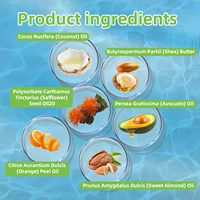 Gommage au sucre de karité de noix de coco 150g – Gommage corporel exfoliant LUNOON pour une peau lisse, hydratant naturel au beurre de noix de coco et de karité 3