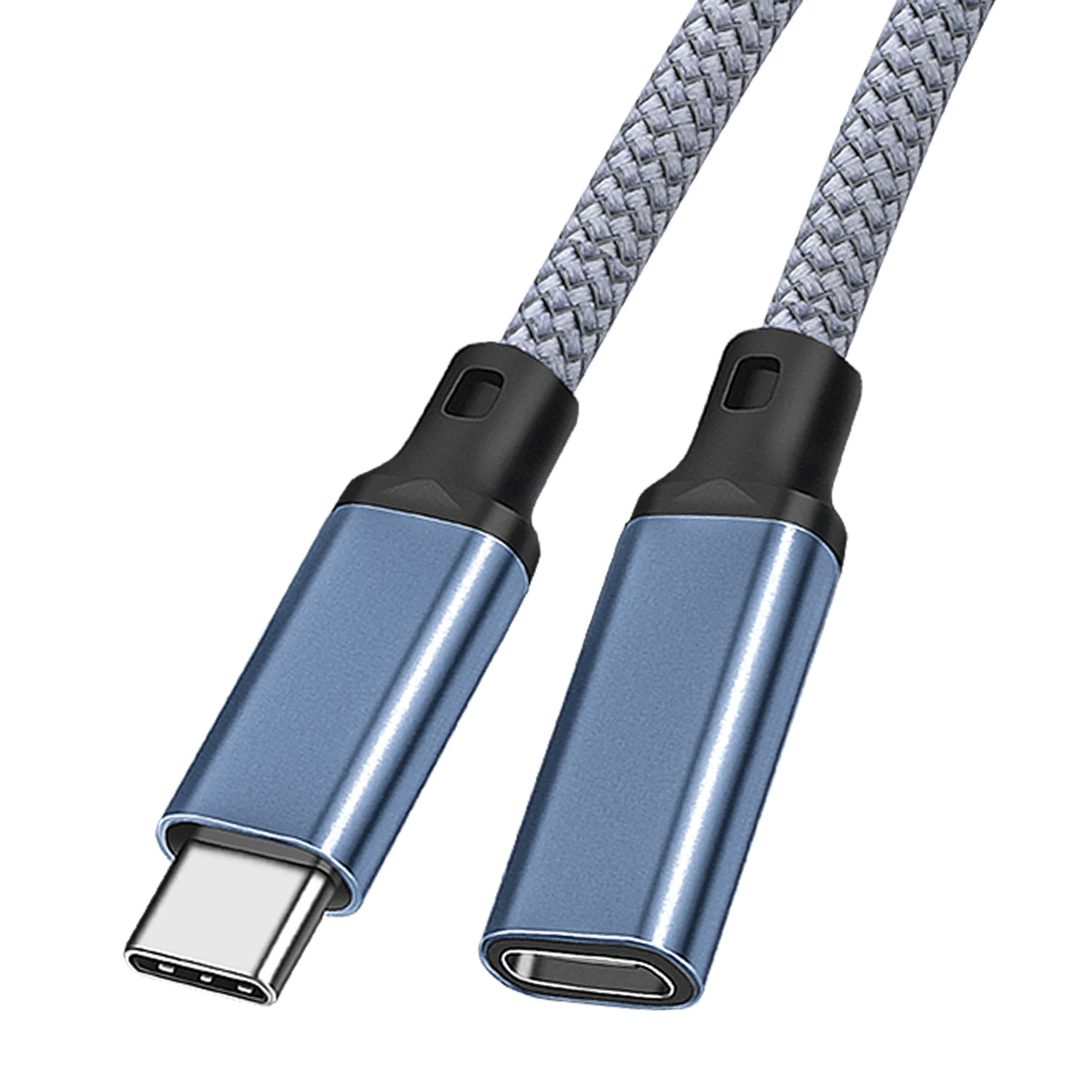 0.2M 0.3M 0.5M 1M 2M 3M 5M 100W 10Gbps USB 3.2 Gen2 Type-C 남성-USB-C 여성 데이터 동기화 충전 코드 4k 60Hz 연장 케이블