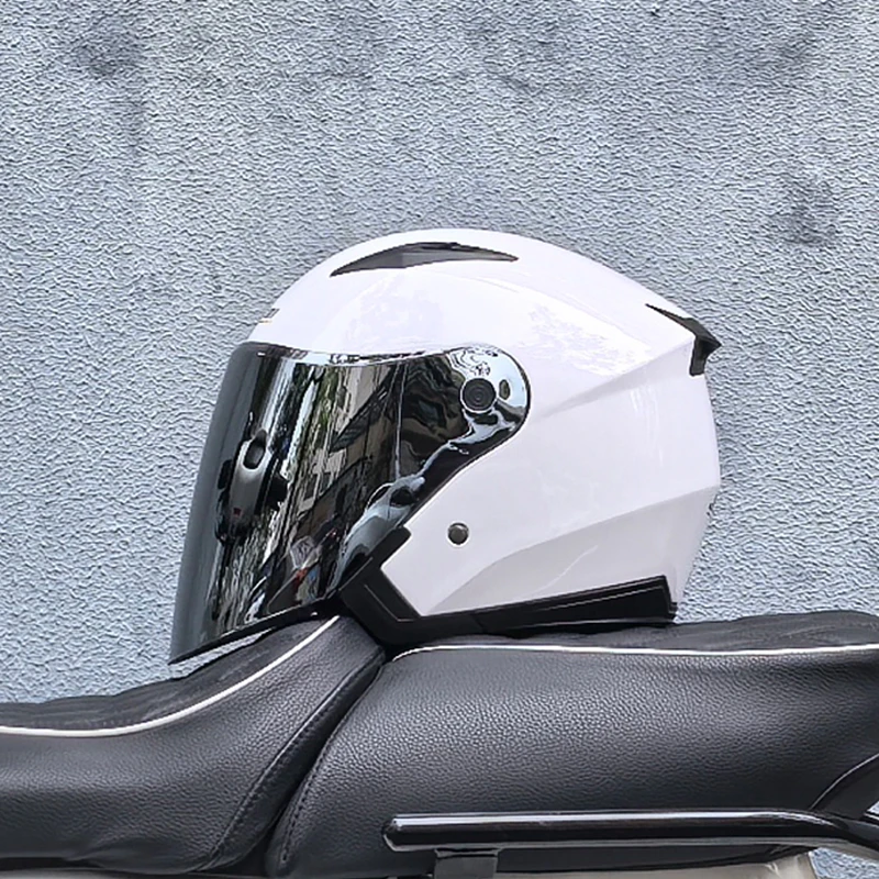 新品フリーアップジェットダブルレンズレインボーレンズ内蔵レンズバイクヘルメット 新品フリーアップジェットダブルレンズレインボーレンズ内蔵