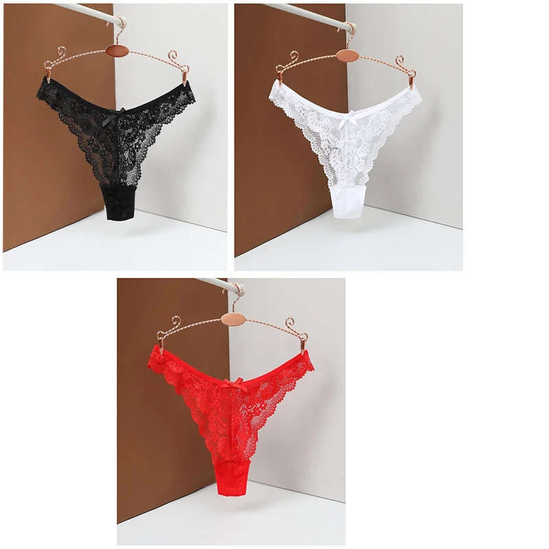 3 6 12 Pcs Lot Women's Sexy Cotton Thongs Panties G-string Underwear  Lingerie