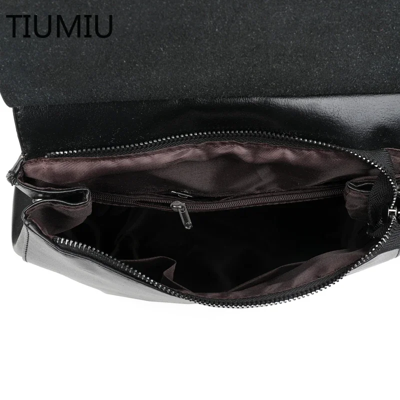 Fashion Women Leather Backpacks for Girls Sac A Dos Casual Daypack Black Vintage Backpack School Bags for Girls Mochila Rucksack