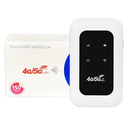 Portable 4G LTE WiFi Hotspot with SIM Slot and 3000mAh Battery (LED Asian Version)
