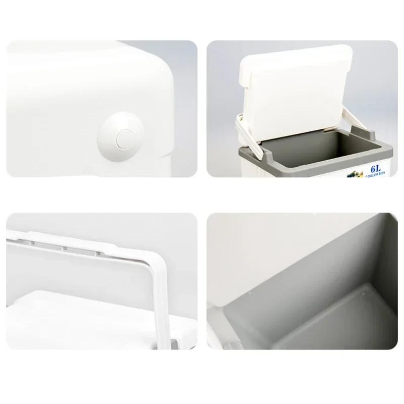 Portable Insulated Camping Cooler Picnic Outdoor Food Storage Fridge Big Capacity Freezing Box Trips Keep Fresh Tool