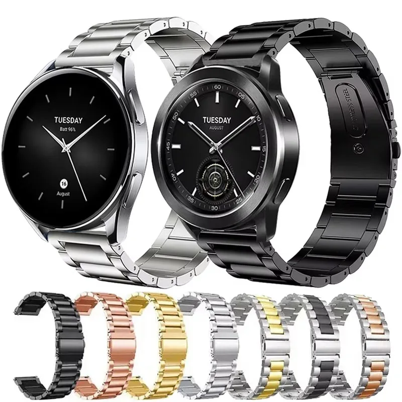 Stainless Steel Watchband 22mm Metal Strap