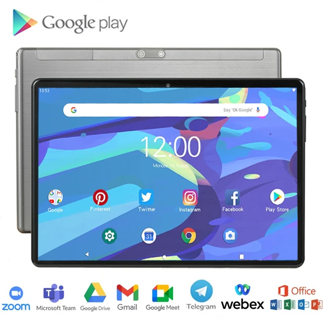 Tablet 10 inch Android Tablets with 4GB RAM 64GB Storage 512GB Expandable  Quad Core IPS HD Screen 6000mAh Battery 13 MP Camera Support 5.0 Bluetooth  GPS Dual WiFi 5G and 2.4G