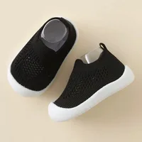 Baby Spring/Summer Soft Sole Socks Shoes Mesh Unisex Baby Anti Slip Floor Socks Children's 0-3T Lightweight Soft Walking Shoes 6