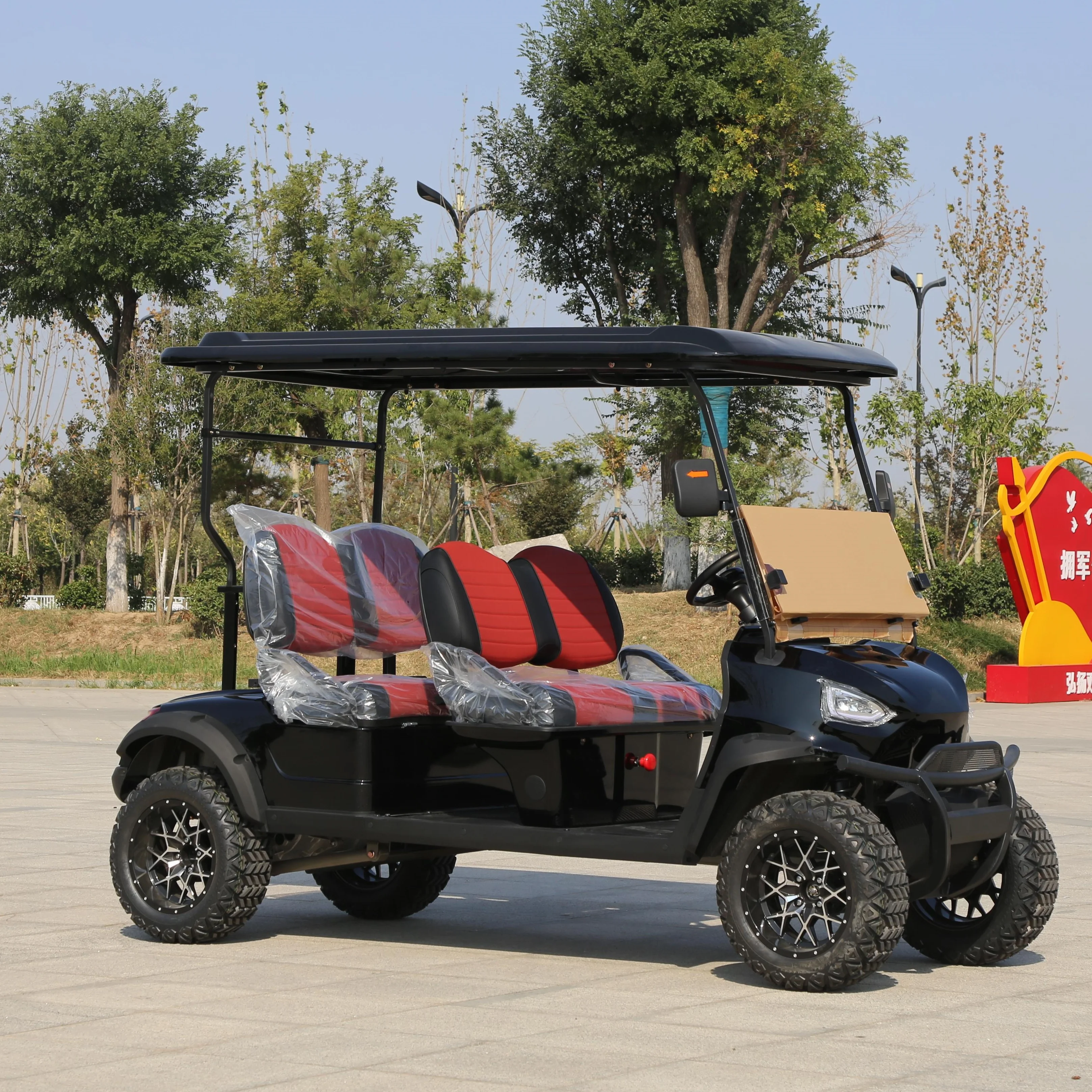 CE Factory Direct High Quality New Design Brand 2+2 seater electric golf carts CE/EEC certification