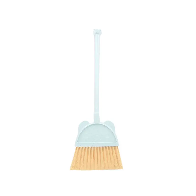 Children Small Broom Mini Dustpan Set Simulation Cleaning Tools Soft Fur Broom Combination Toddler Toy Learning Sweeping Tools