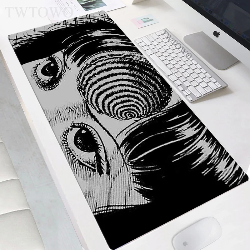 Mouse pad New HD Computer MousePads Mouse Mat Desk Mats Junji Ito Soft Office Natural Rubber Anti-slip Mouse Mat Mice Pad