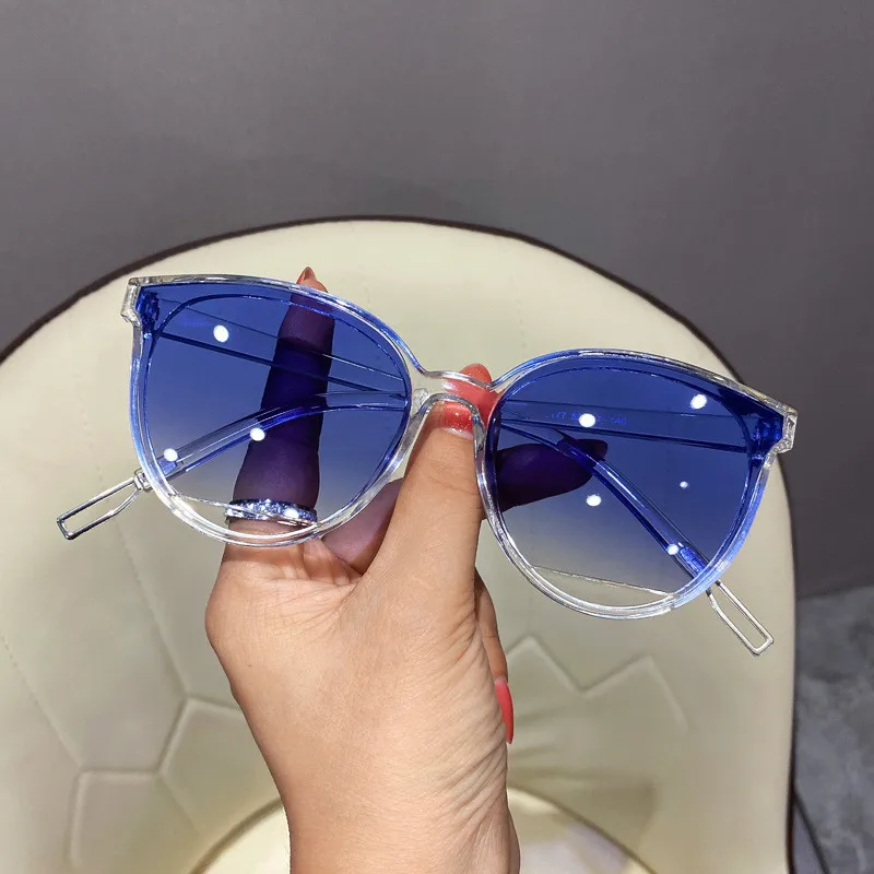 

OVOYAN 2022 Cateye Sunglasses Women Ocean Lens Sunglasses Women/Men Fashion Pink Shades for Women Gafas De Sol Para Hombre UV400
