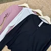 Yoga Long-sleeved Shirts for Women Sports Quick-drying Fitness Pilates V Neck T-shirt Solid Black Slim Solid Training Top Women