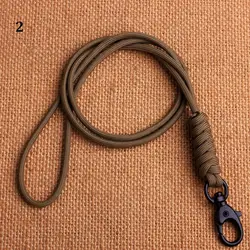 High-Strength Paracord Emergency Survival Keychain with Rotatable Buckle (2)