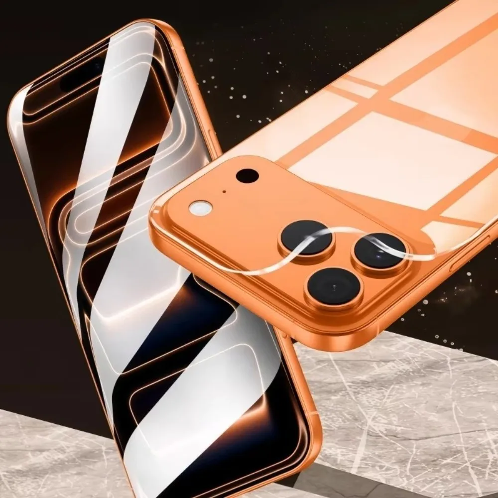 HD Clear Back Screen Protector Soft TPU Anti-Shatter Screen Protector Film Anti-scratch Matte Film for iPhone 17Pro/17 Pro Max