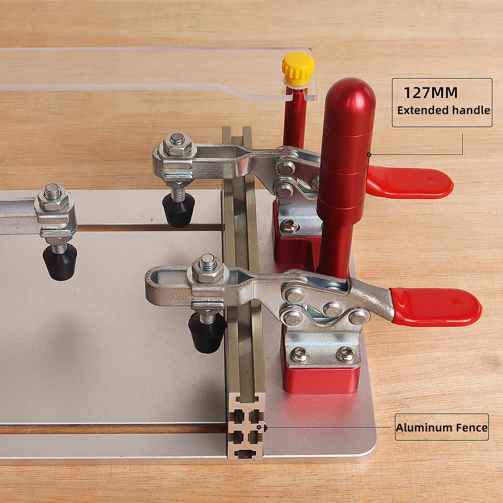 Woodworking Professional Rail Guide Safety Coping Sled Router Table