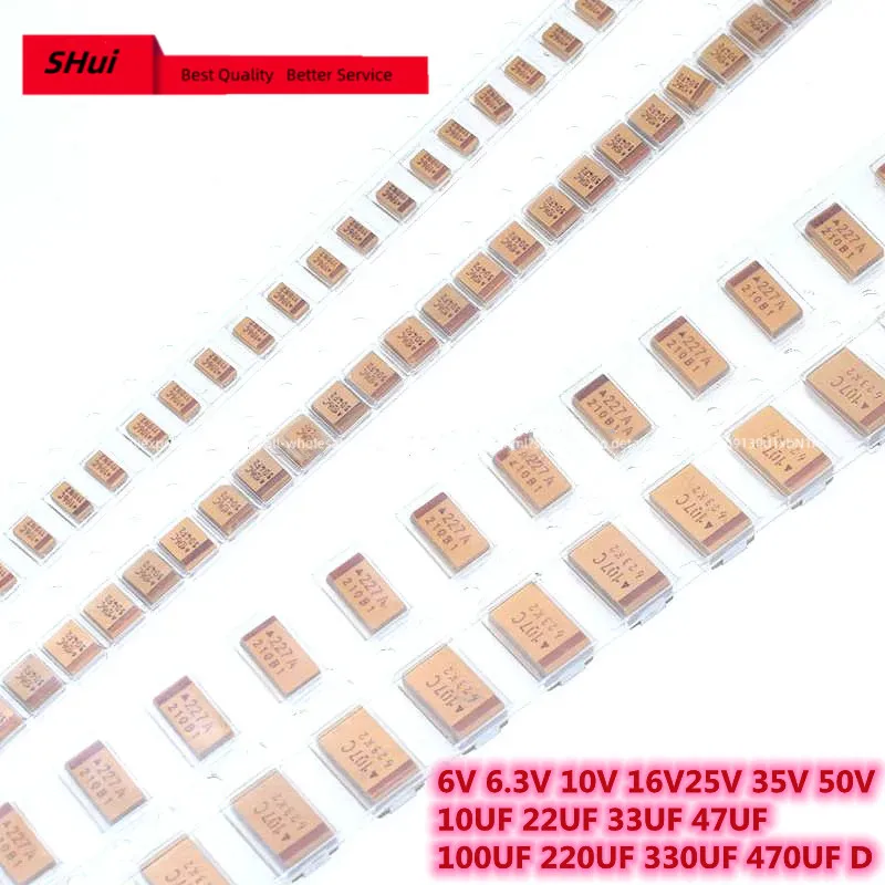 10pcs 200v aluminum electrolytic capacitor 2 2uf 3 3uf 4 7uf 6 8uf 10uf 22uf 33uf 47uf 68uf 100uf 150uf 220uf 330uf 560uf 680uf 10PCS 6V 6.3V 10V 16V 25V 35V 50V 10UF 22UF 33UF 47UF 100UF 220UF 330UF 470UF D Type SMD Tantalum Capacitor