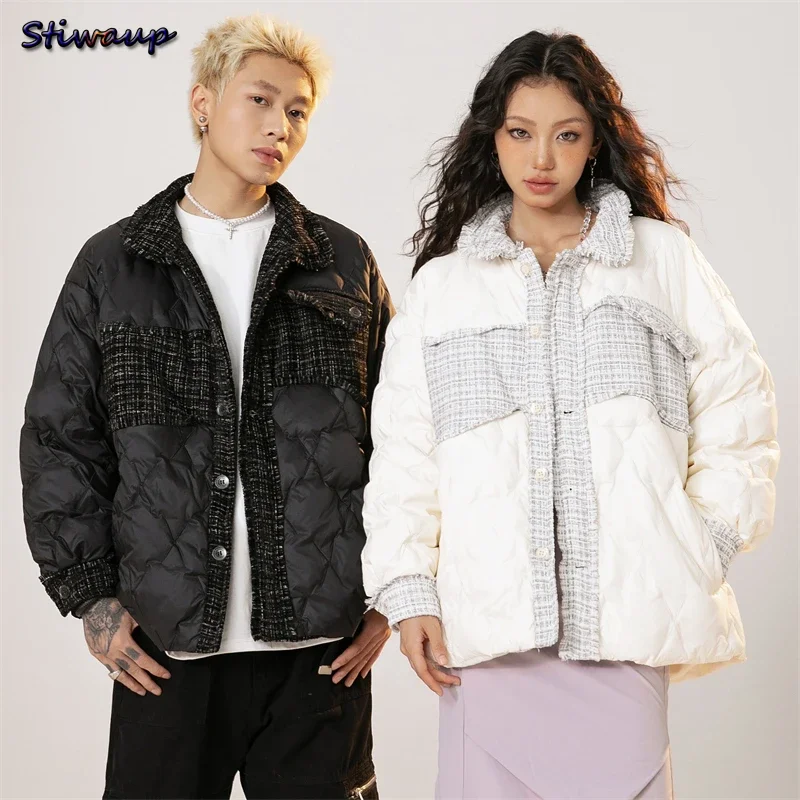 

Puffer New Jacket Women Luxury Brand Men's Duck Down Padded Jacket Winter Men Goose Feather Male Coat Women's Coats in Promotion