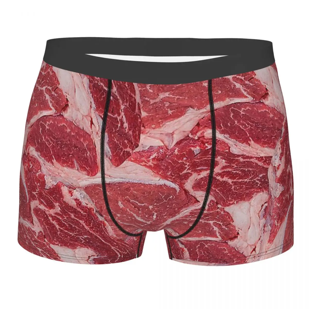 Meat Food Meme Underpants Homme Panties Man Underwear Sexy Shorts Boxer  Briefs