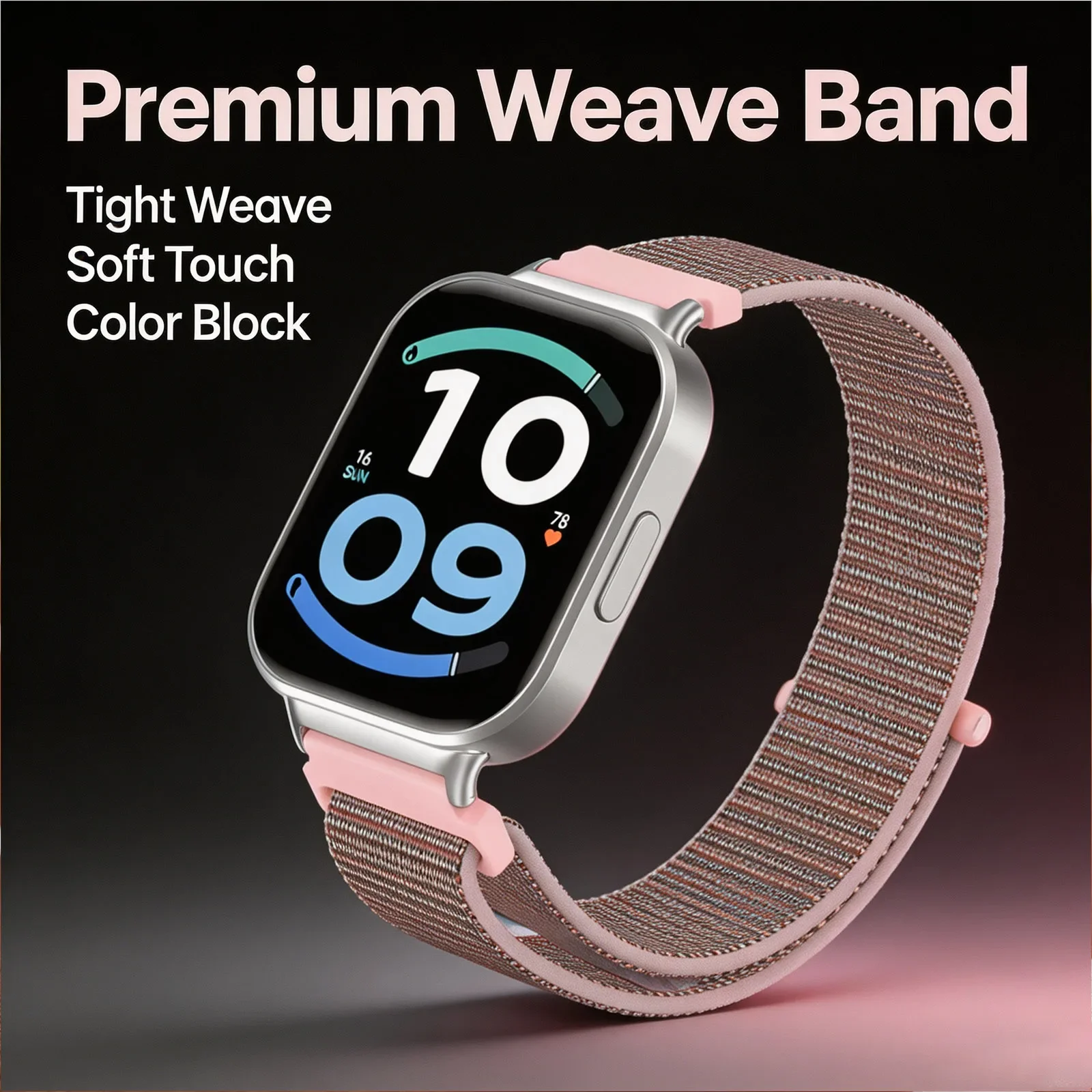 Durable Nylon Sport Strap Wristband for Smart Watches and Fitness Bands