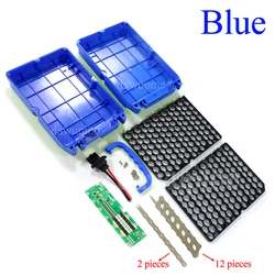 48V 30A E - bike Battery Case Kit with BMS and Electric Motorcycle Protection Housing (Blue)