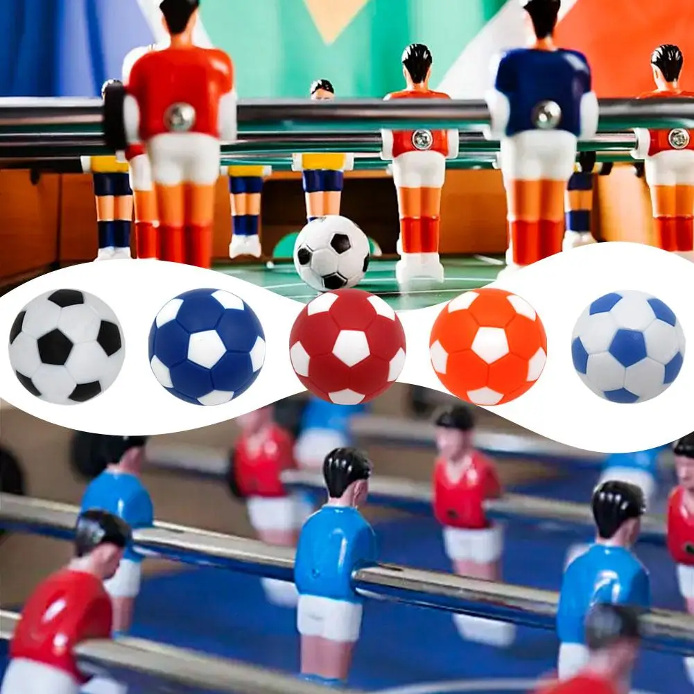 Hot 2PCS 32mm Black White Socer Ball For Entertainment Flexible Trained Relaxed Kids Small Socer Ball Mini Table Football Balls