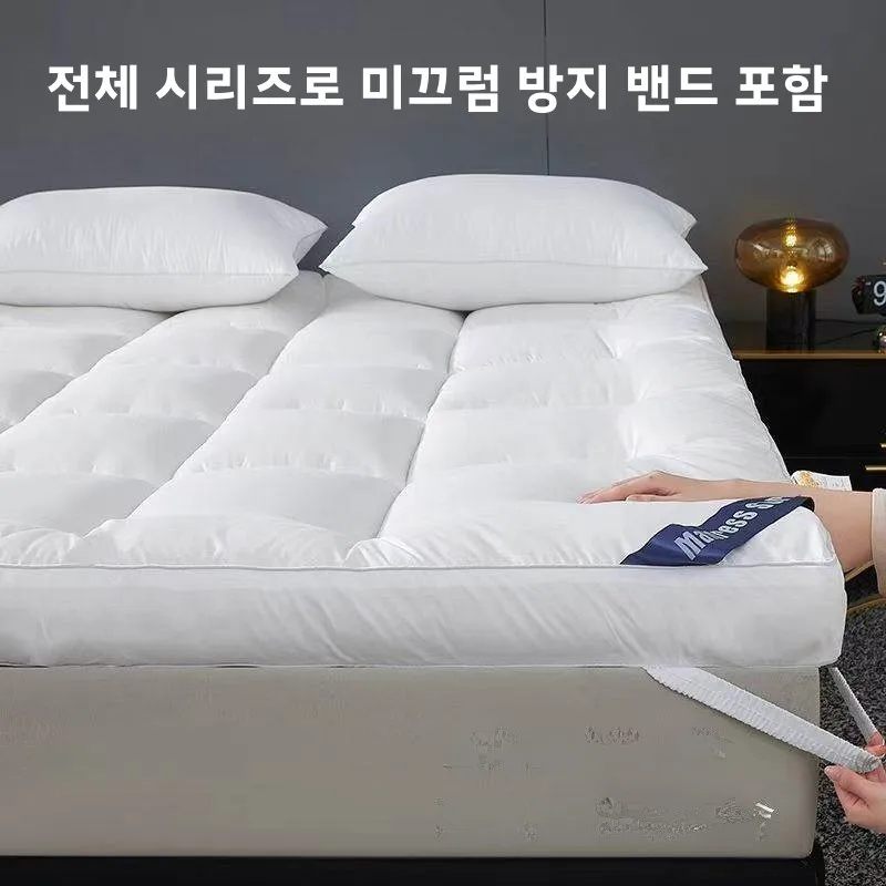 호텔급 두꺼운 콩섬유 매트리스 다다미 스타일 초극세사 침대 매트 가정용 학생 기숙사용 압축 롤 포장