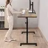 Adjustable Height Standing Desk, Portable Laptop Desk, Rolling Computer Stand with Adjustable Height 1