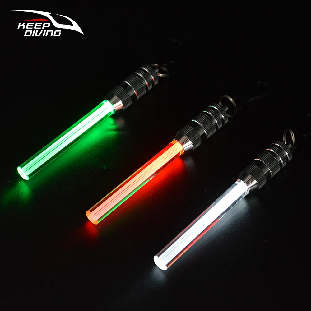 Underwater Safety Signal Light Bright LED Light Stick Scuba Night Dive Marker LED Torch 1Pcs