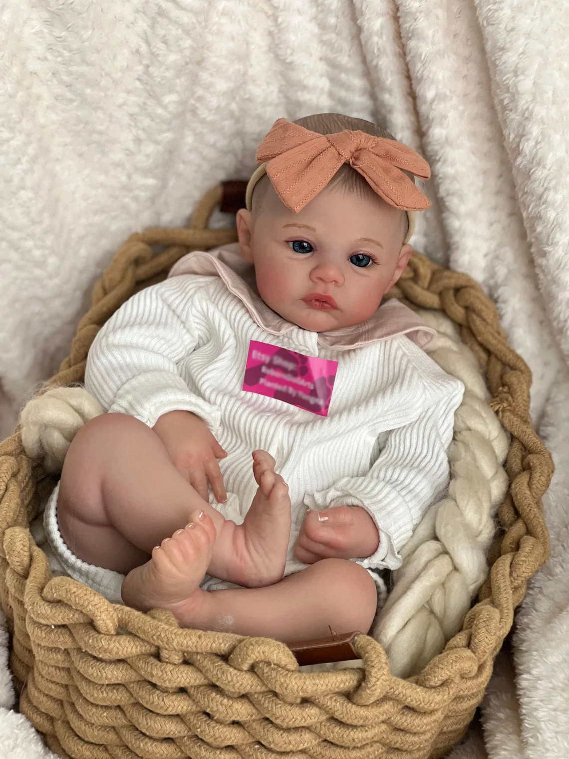 Bambole per bambini in silicone con occhi aperti Ragazze Vernice