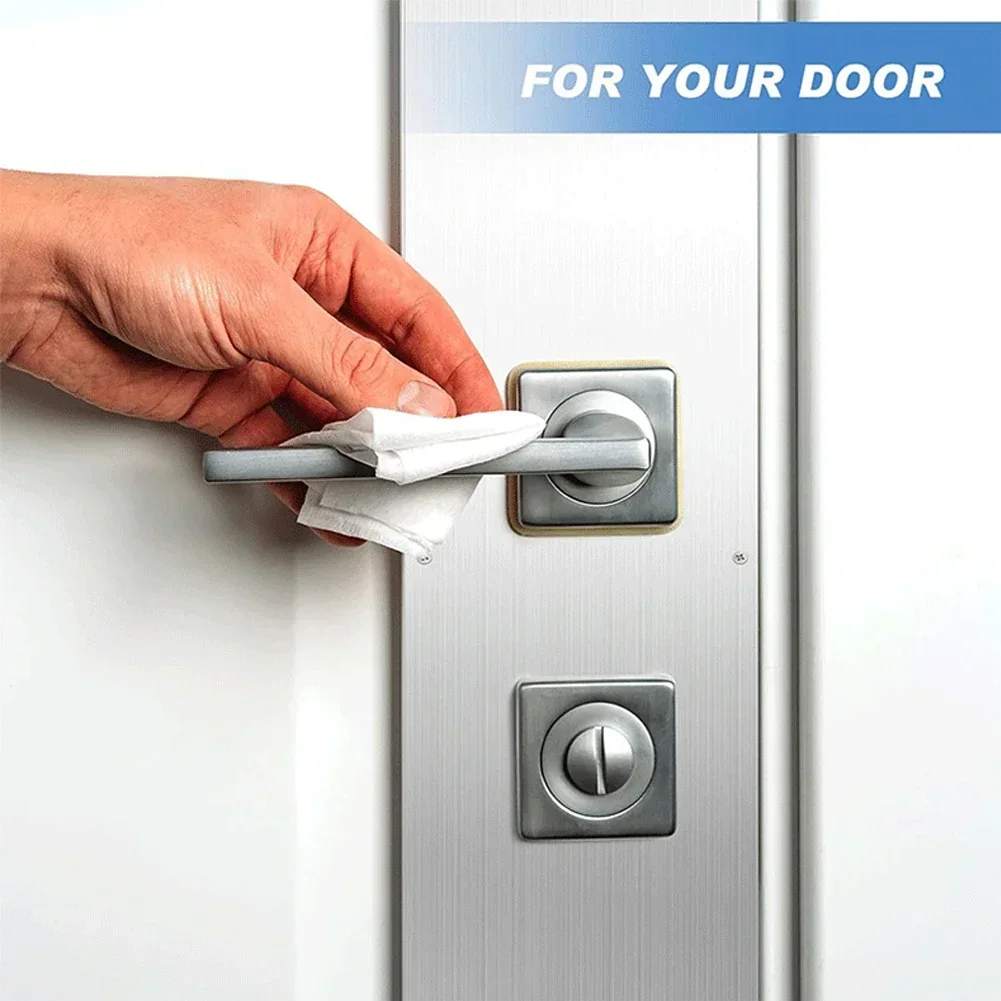 Door Push Plate Metal Door Plate For Exterior Doors 12&times;3.93Inch Protection Stainless Steel Fire Sliding