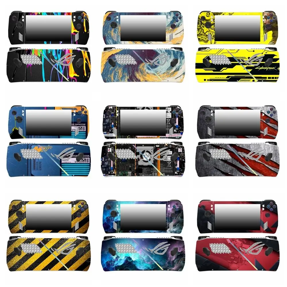 For ASUS ROG Ally Sticker Vinyl Decal Anti Fingerprint Scratch Resistant Handheld Console Skin Game Accessories Protective Film