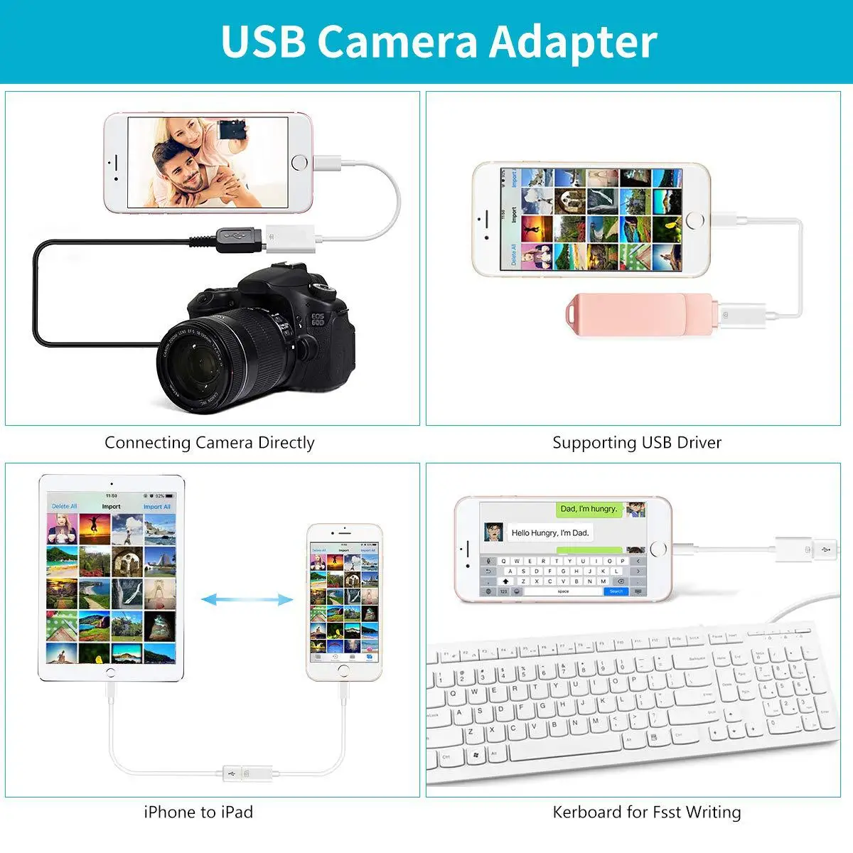 3in1 Type-C Micro Adapter TF CF SD Memory Card Reader USB-C For Macbook Huawei Samsung Xiaomi OTG Writer Compact Flash