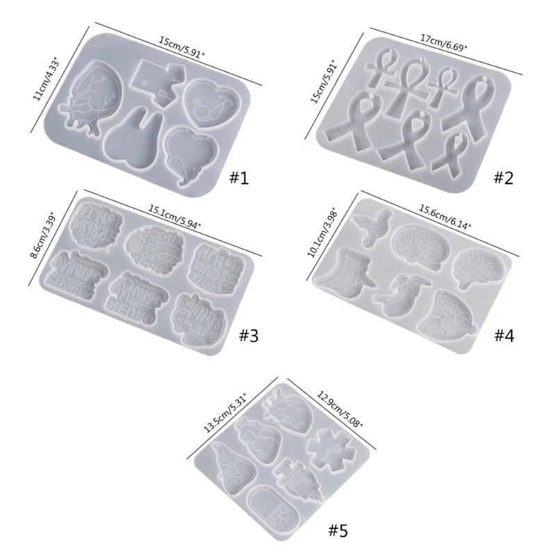 LVN picture or badge mold shaped silicone mold to use with resin