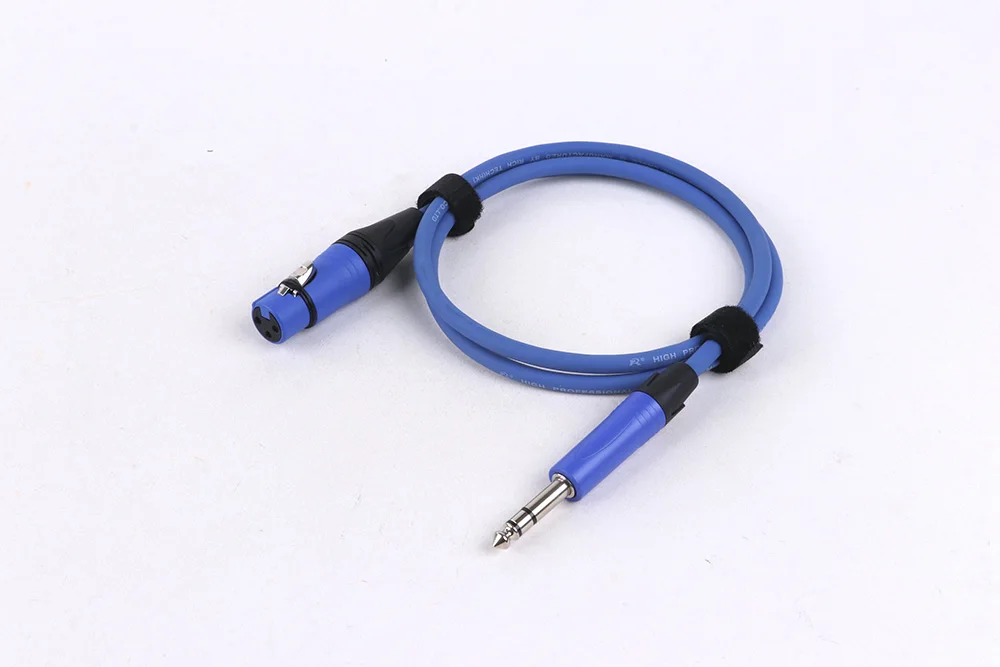 XLR-Buchse auf 1/4 Zoll Audio-Verlängerungskabel, 6,35 mm TRS auf 3-polige XLR-Buchse, symmetrisches Kabel, kompatibel mit Mikrofon, Aufnahmestudio – Detail 9