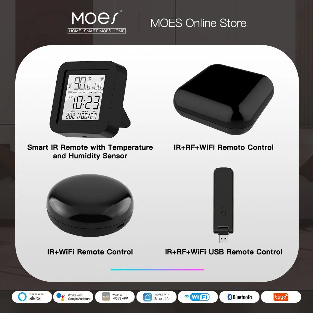 Voice Control Universal Smart Remote Home Wifi Rf Ir Universal Remote