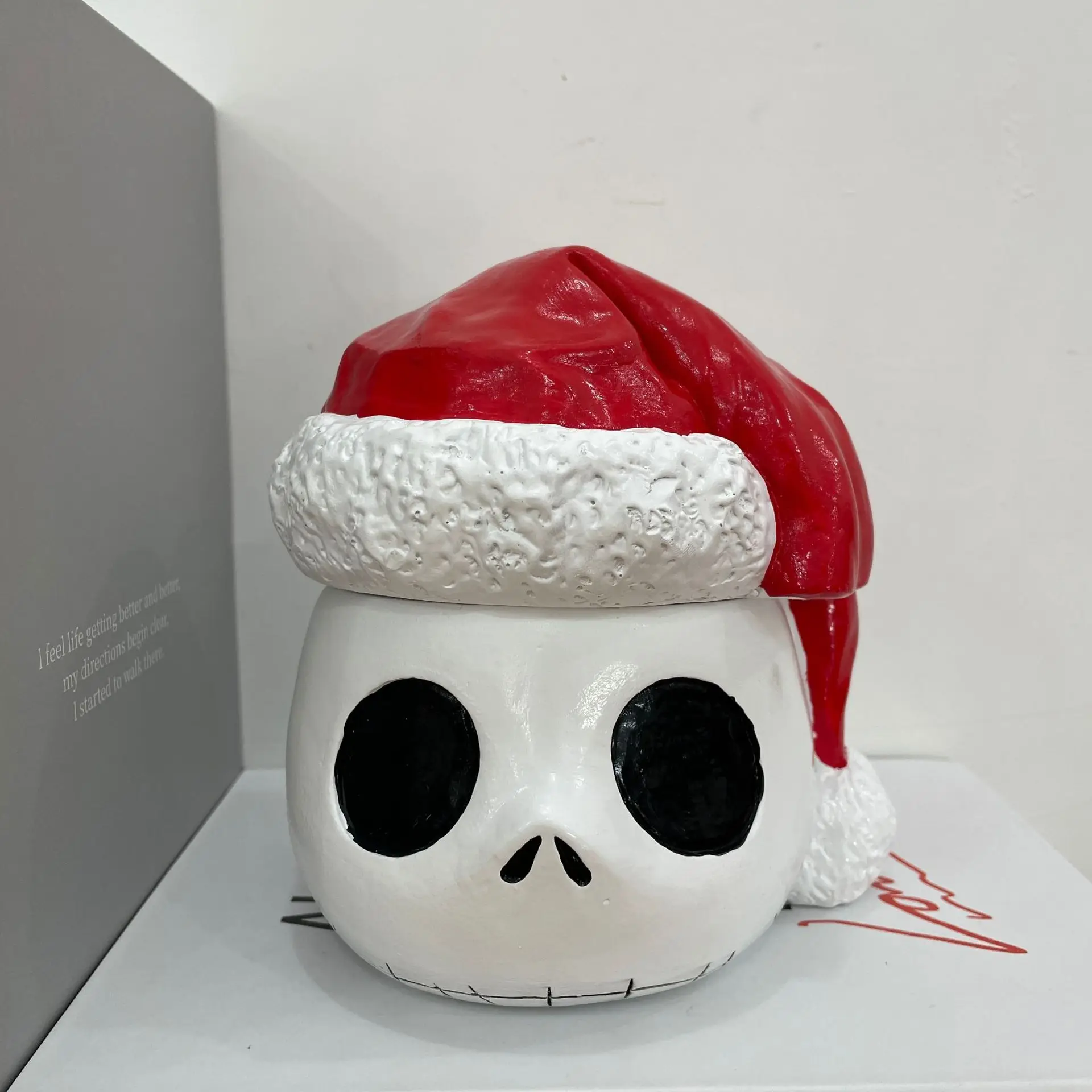 

Halloween Christmas Decoration Jar 3D Devil Skeleton Pumpkin Tank Christmas Jack Skull Storage Can Resin Home Decor Ornament