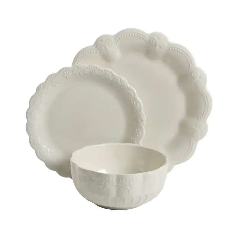 

Toni Linen Dinnerware Set, 12-Piece