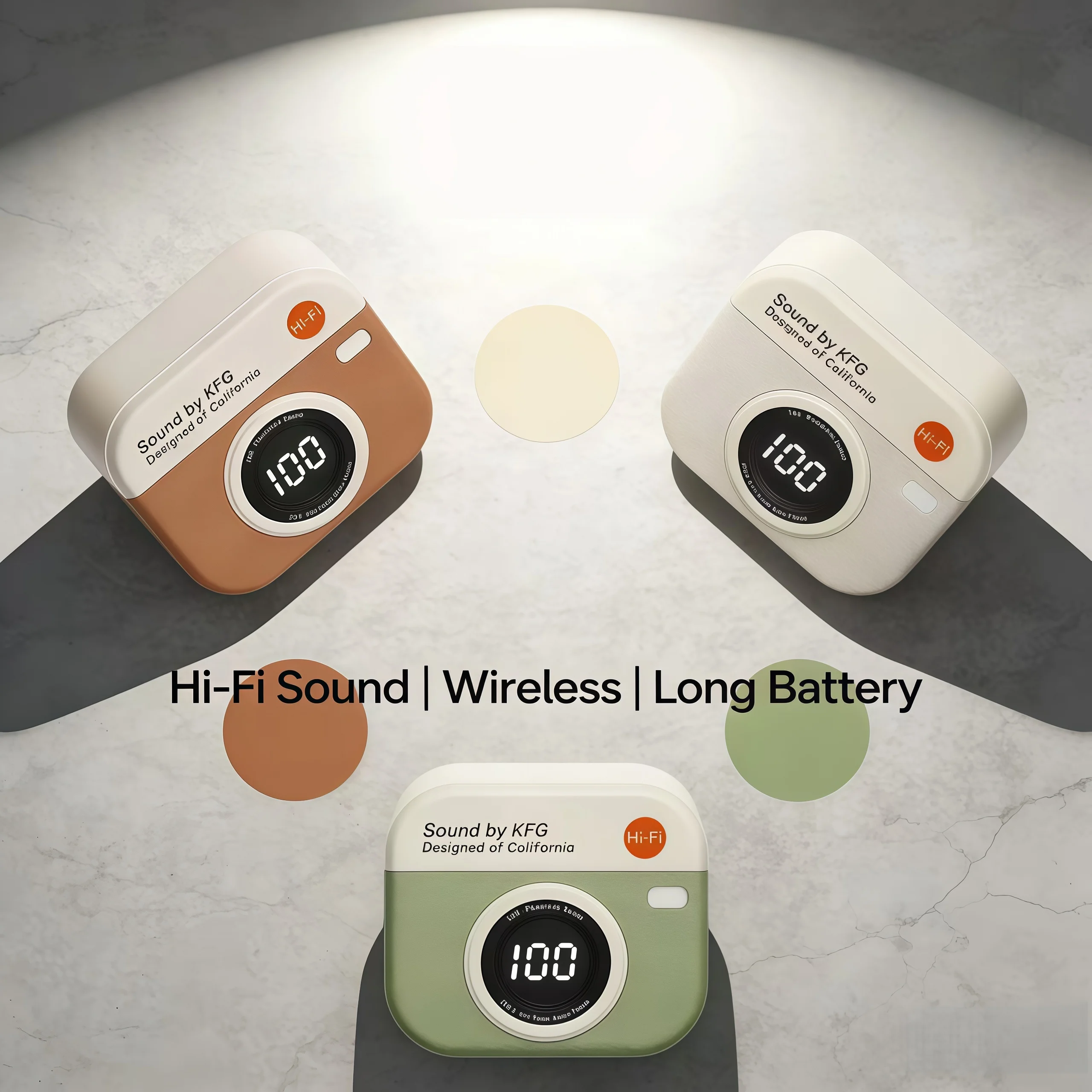 무선 블루투스 헤드폰 레트로 카메라 디자인 배터리 잔량 표시 음악 헤드폰 긴 배터리 수명