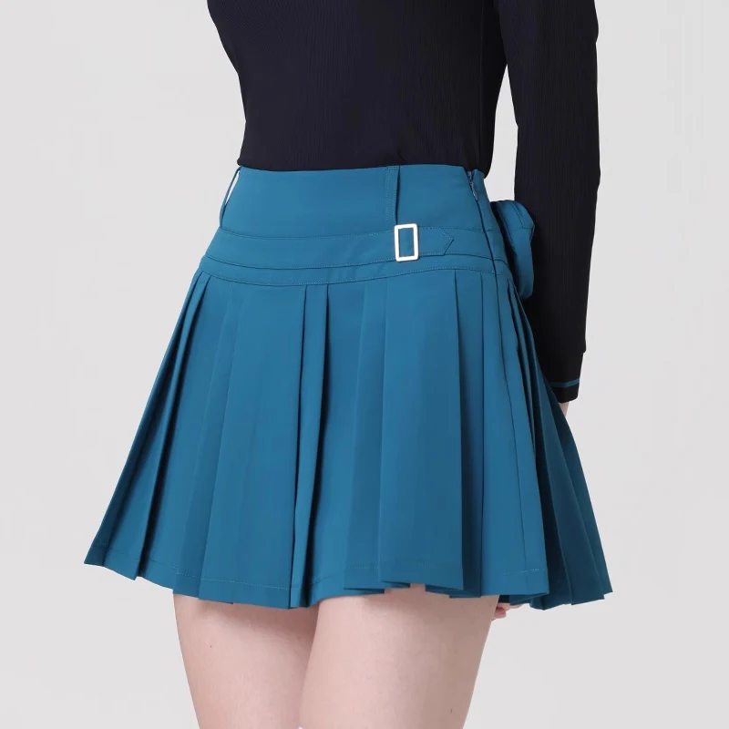 AW Golf Skirt Spring and Autumn Outdoor Sports Pleated Skort Ladies A-line Shorts Pants Women Golf Apparel