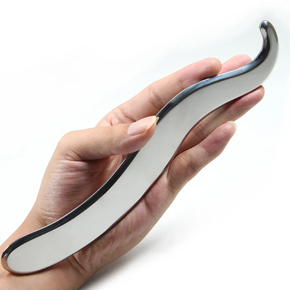 304 Stainless Steel Gua Sha Board Massager Tool Guasha Scraper Physical Therapy Loose Muscle Meridian Massage SPA Body Health