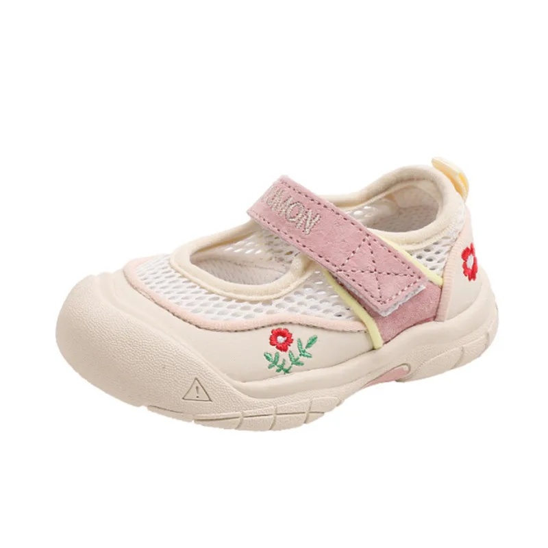 New Summer Baby First Walkers Mesh Traspirante Toddler Girls Shoes Soft Sole Antiscivolo Sport Kids Sneakers Fashion Infant Shoes